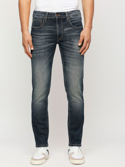 Pepe Jeans - Vapour Tapered Fit Low Waist Jeans Navy Blue