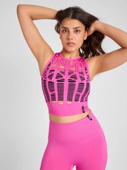 FEIER - Pink Zephyr Crop Top