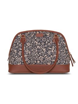 Zouk - Womens Handcrafted Vegan Printed Floral Motif Dome Shaped Bag