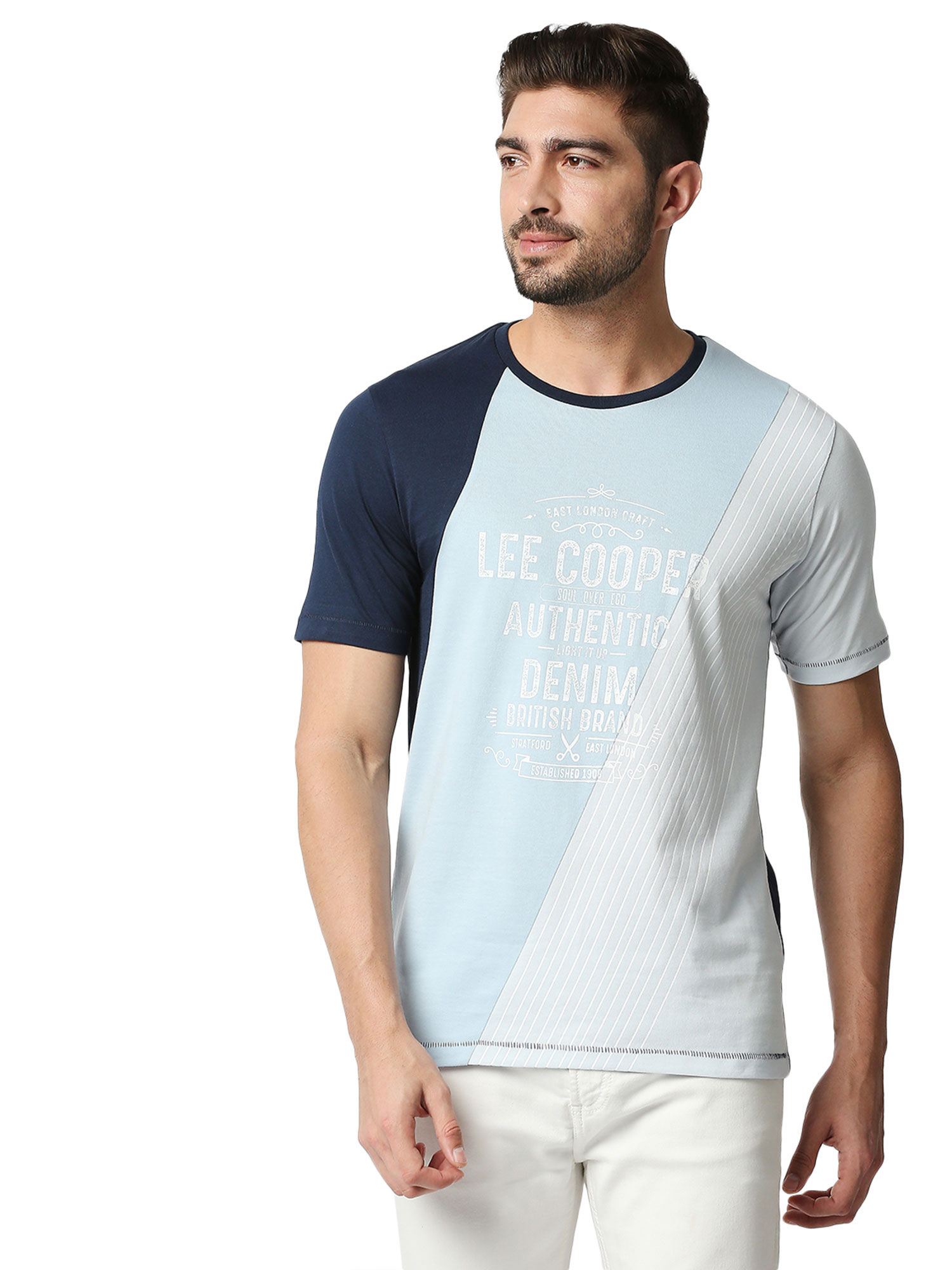 Buy Lee Cooper Mens Navy T-Shirt Online 