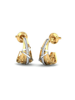 KuberBox - Citra Stud Earrings 14K Gold