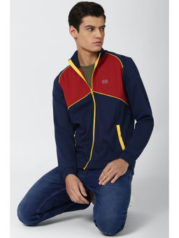 Peter England - Men Navy Blue Sweatshirt