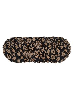 Belleven - Cotton Asian Quilted Table Runner 13x36 Inches-Black
