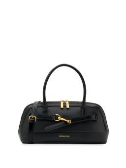MIRAGGIO - Black Pu Textured Handheld Bag