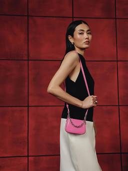 MIRAGGIO - Jerry Mini Bag With Detachable Strap - Pink (S)