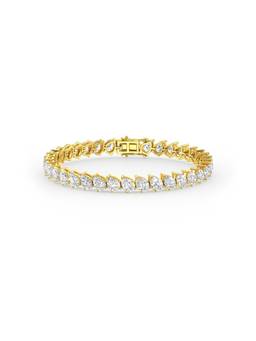 MISS JO - Pear Shaped Solitaire Tennis Bracelet