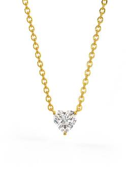 MISS JO - Heart Shaped Solitaire Necklace