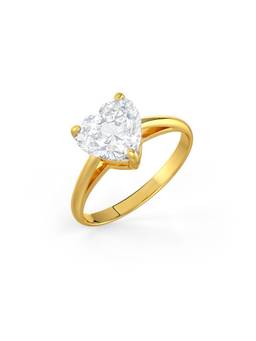MISS JO - Heart Shaped Solitaire Engagement Ring