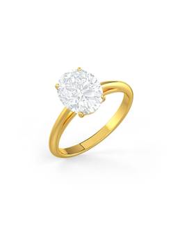 MISS JO - Oval Shaped Solitaire Engagement Ring