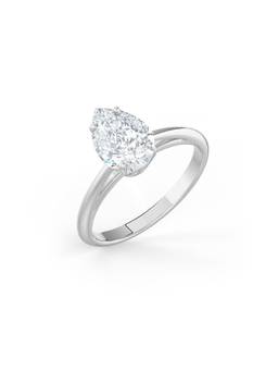 MISS JO - Pear Shaped 6X8Mm Solitaire Engagement Ring