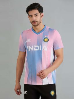 SKECHERS - Pink Printed Regular Fit Jersey