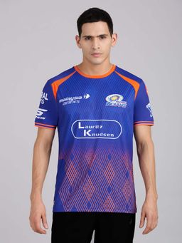 SKECHERS - MI: IPL MEN'S TRAINING ROYAL NAVY JERSEY 2026
