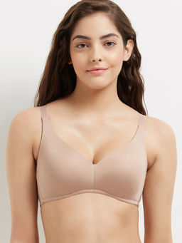 Wacoal - Basic Mold Padded Non-Wired Full Coverage Everyday T-Shirt Bra - Beige