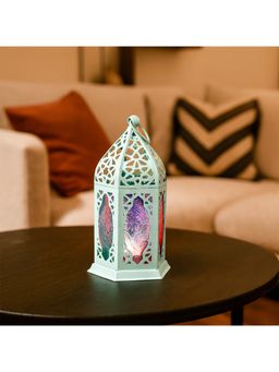 Voncasa - Grey Moroccan Domed Lantern