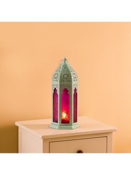 Voncasa - Domed Moroccan Lantern Glossy Finish Candle Holders