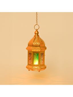 Voncasa - Moroccan Domed Lantern Multi-Colour Glow