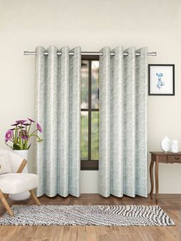 Florida - Jacquard Door Curtain Summer Vibe Lightweight - Green