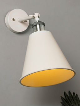 Homesake - White Guard Edison Swing Wall Light Nickel