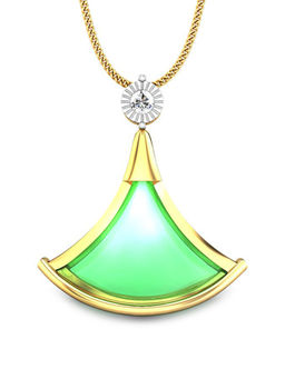 Candere by Kalyan Jewellers - 18K (750) Yellow Gold & Diamond Pendant for Women