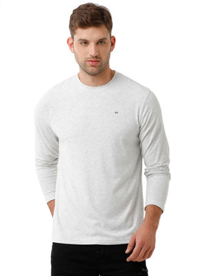 TrendAura Grey Cotton Polo Shirt For Men With Buttoned Pockets Lightweight Spring Casual Top main image 0