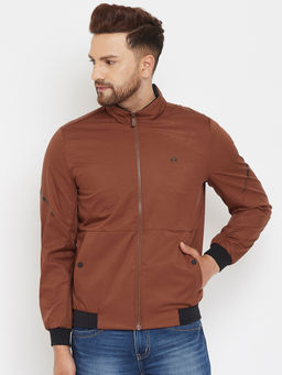 CRIMSOUNE CLUB - Mens Maroon Solid Jacket