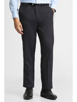 Van Heusen - Black Solid/Plain Formal Trousers