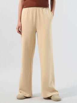 U.S. POLO ASSN. - Wide Leg Fit Solid Trackpant