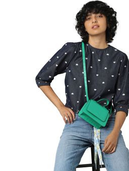 ONLY - Women Printed Blue Top