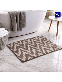 Welspun - Grey Ethan Polyester Machine Tufted Stain Resistant Bath Mat (S)