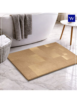 Welspun - Brown Ethan Polyester Machine Tufted Stain Resistant Bath Mat (L)