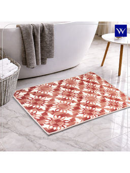 Welspun - Pink Ethan Polyester Machine Tufted Stain Resistant Bath Mat (L)