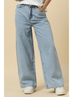 Allen Solly - Women Light Blue Regular Fit Light Wash Jeans