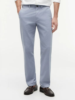 Tommy Hilfiger - Grey Relaxed Fit Solid Mid Rise Trouser