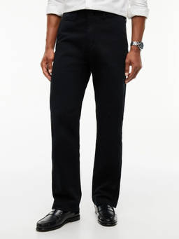 Tommy Hilfiger - Black Regular Fit Solid Mid Rise Trouser