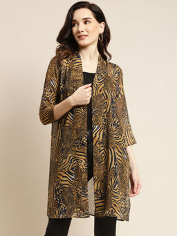 Qurvii - Animal Print Shrug