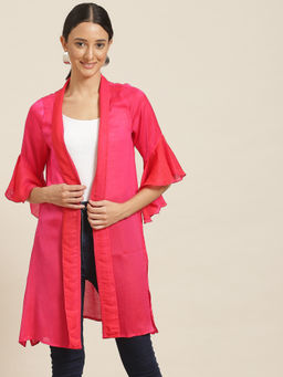 Qurvii - Silk Colo Block Shrug