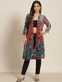 Qurvii - Multi Floral Shrug