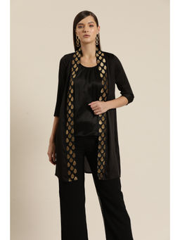 Qurvii - Black Silk Shrug