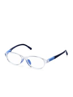 Intellilens - Unisex Round UV Protected Kids Computer Glasses for Eye Protection Navy (49-19-130)