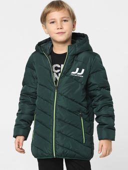 Jack & Jones Junior - Boys Green Puffer Jacket