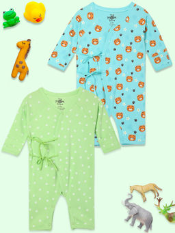 The Mom Store - Feline Fighters-Staying Pawsitive Multi-Color Bodysuits (Pack of 2)