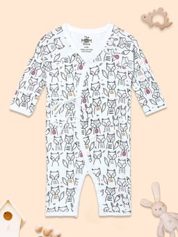 The Mom Store - Foxier than the Fox Infant White Bodysuit