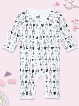 The Mom Store - Rainbow Dazzler Infant White Bodysuit