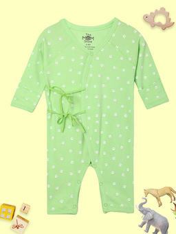The Mom Store - Staying Pawsitive Infant Green Bodysuit