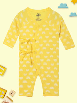 The Mom Store - The Sun Crown Infant Yellow Bodysuit