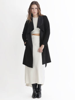 RAREISM - Womens Relaxed Fit Suede Long Coat