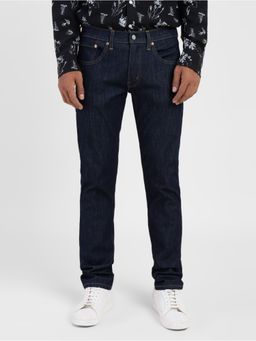 Levi's - Men Navy Blue 65504 Skinny Straight Fit Jeans