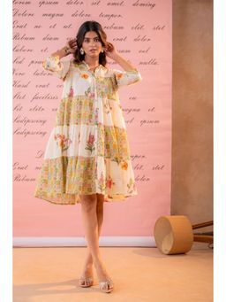 Autumnlane - Param Floral Cotton Multi-Color Dress