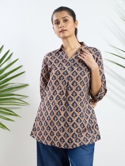 Silver Lime - Multi-Color Printed Viscose Tunic
