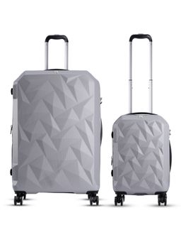 it luggage - Ice Cap Grey Set of 2 28-20 Inches Expandable Hardsided TSA Luggage Trolley